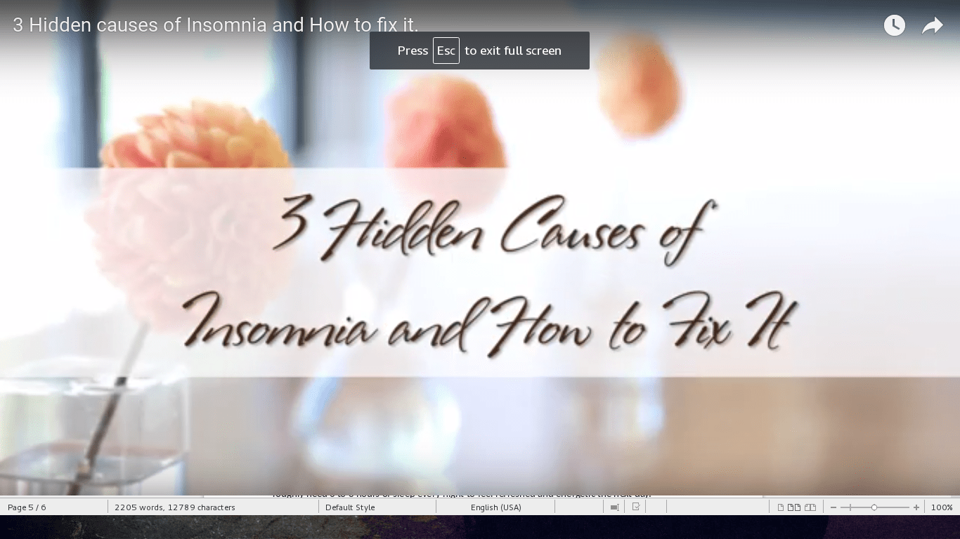 causes of insomnia