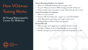 how vo2 max testing works infographic