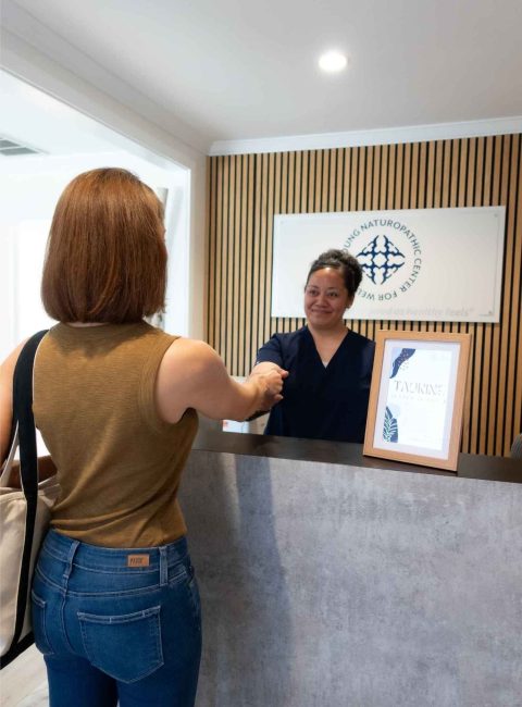 Front of house at YNC greeting customer (2)